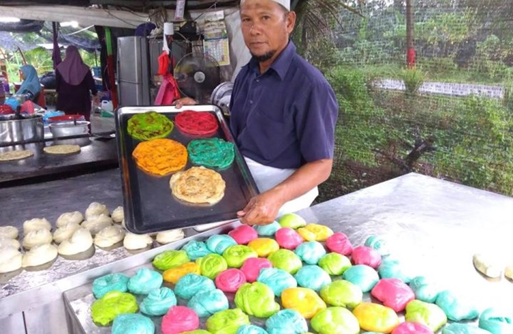 Roti Canai Perisa Durian, Epal & Strawberi Laku Habis