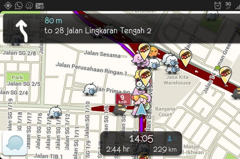 can i plan a route with waze